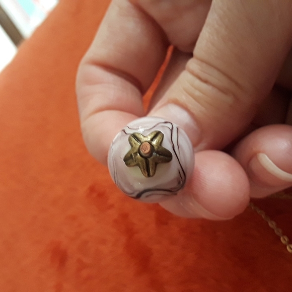 💕CUTE BOHO💕necklace with ceramic pendant - Picture 2 of 4